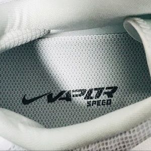 all white vapor cleats